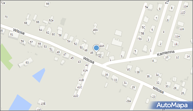 Tarnowskie Góry, Witosa Wincentego, 44, mapa Tarnowskie Góry