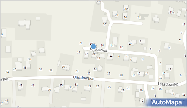 Tomaszowice, Widokowa, 15, mapa Tomaszowice