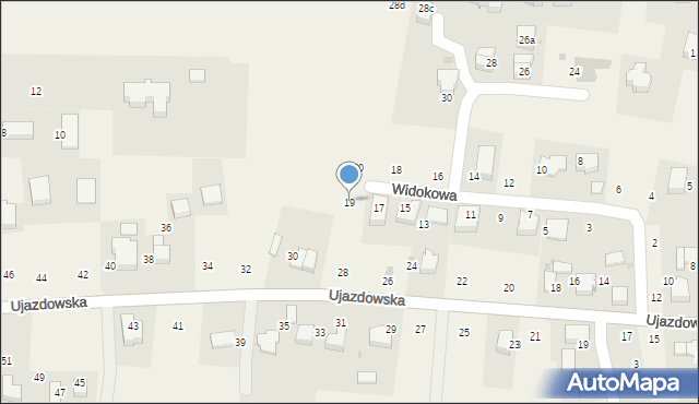 Tomaszowice, Widokowa, 19, mapa Tomaszowice