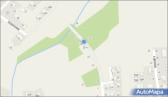 Tomaszowice, Wiejska, 17, mapa Tomaszowice