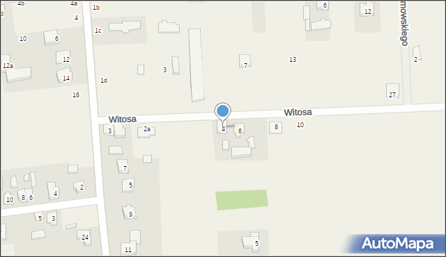 Topola Wielka, Witosa Wincentego, 4, mapa Topola Wielka