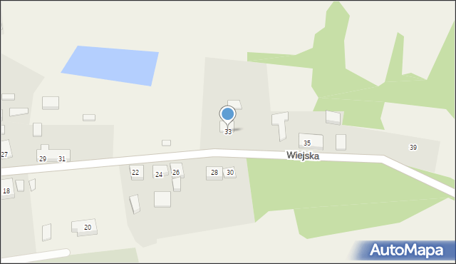 Trzebielino, Wiejska, 33, mapa Trzebielino