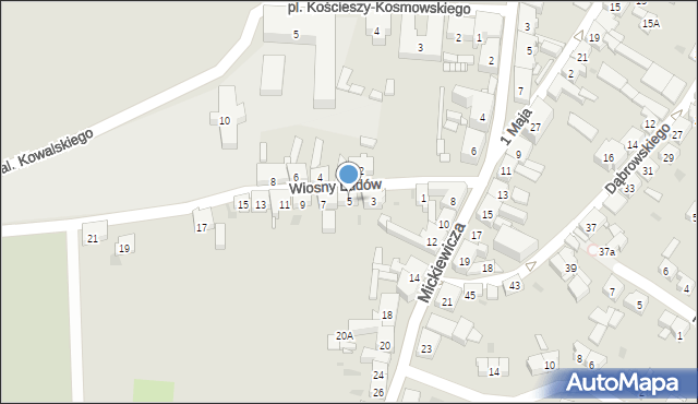Trzemeszno, Wiosny Ludów, 5, mapa Trzemeszno
