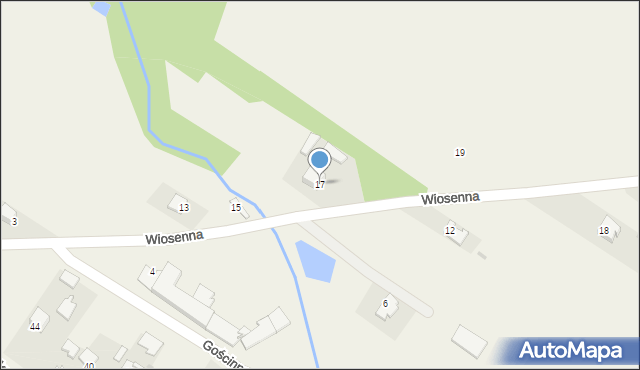 Tuczempy, Wiosenna, 17, mapa Tuczempy