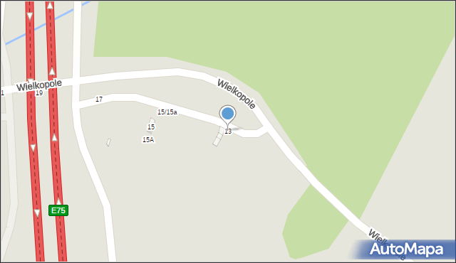 Tuszyn, Wielkopole, 13, mapa Tuszyn