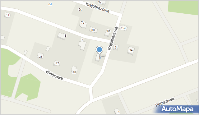 Uniegoszcz, Widokowa, 5, mapa Uniegoszcz