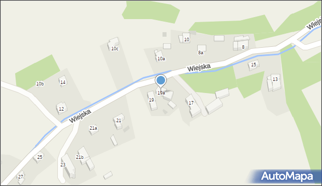 Wambierzyce, Wiejska, 19a, mapa Wambierzyce