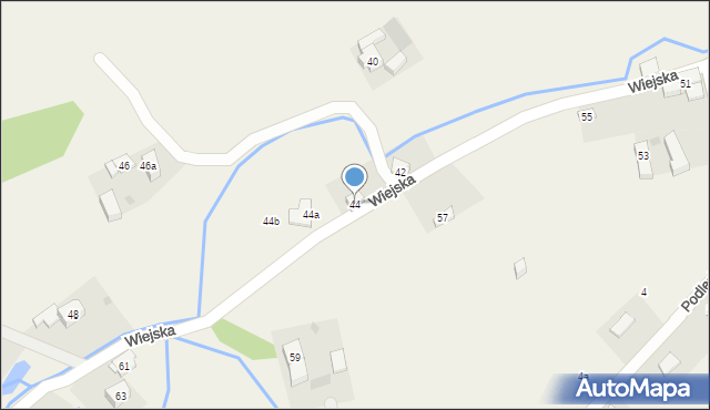 Wambierzyce, Wiejska, 44, mapa Wambierzyce