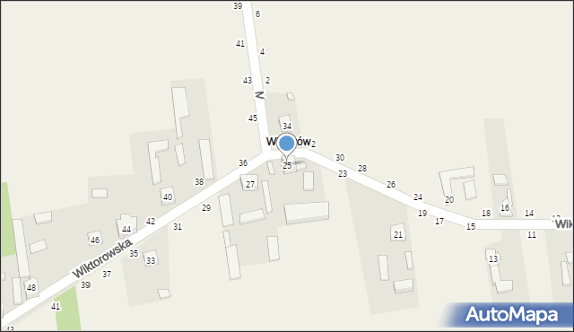 Wapiennik, Wiktorowska, 25, mapa Wapiennik