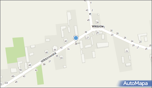 Wapiennik, Wiktorowska, 29, mapa Wapiennik