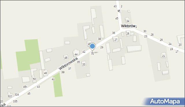 Wapiennik, Wiktorowska, 31, mapa Wapiennik