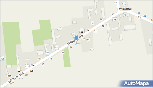 Wapiennik, Wiktorowska, 37, mapa Wapiennik