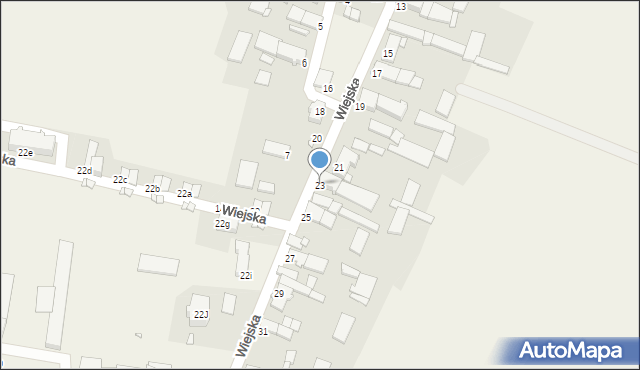 Warmątowice, Wiejska, 23, mapa Warmątowice