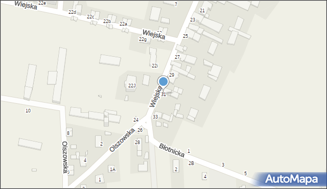 Warmątowice, Wiejska, 31, mapa Warmątowice