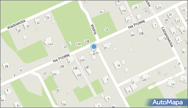 Warszawa, Widna, 11, mapa Warszawy