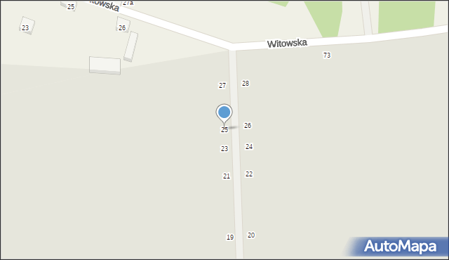 Warta, Wiśniowa, 25, mapa Warta