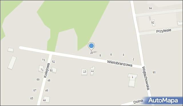 Wasilków, Wielobranżowa, 10, mapa Wasilków