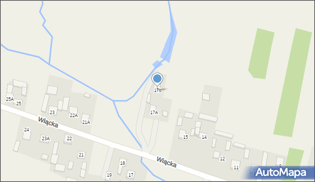 Wiącka, Wiącka, 17b, mapa Wiącka