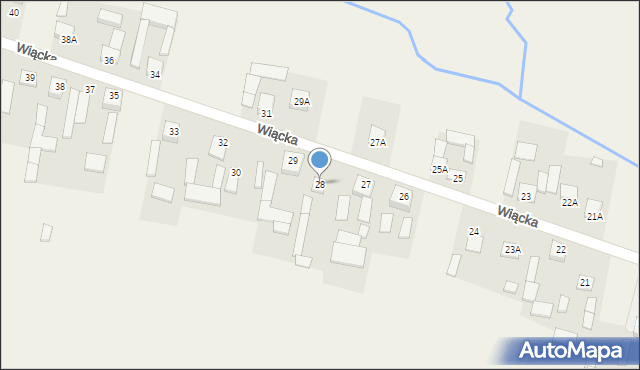 Wiącka, Wiącka, 28, mapa Wiącka