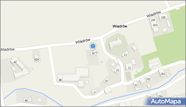 Wiadrów, Wiadrów, 34, mapa Wiadrów