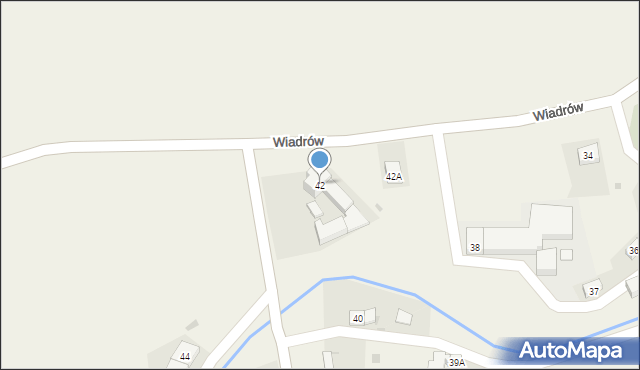 Wiadrów, Wiadrów, 42, mapa Wiadrów