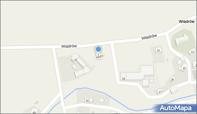 Wiadrów, Wiadrów, 42A, mapa Wiadrów