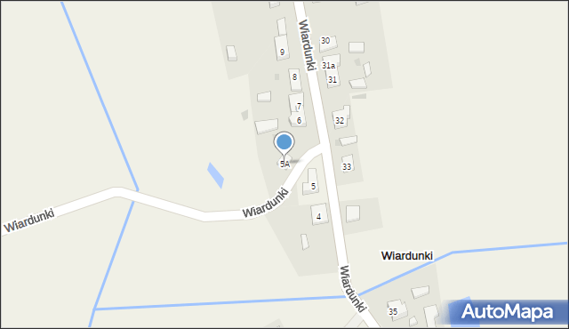 Wiardunki, Wiardunki, 5A, mapa Wiardunki