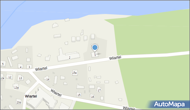 Wiartel, Wiartel, 1, mapa Wiartel