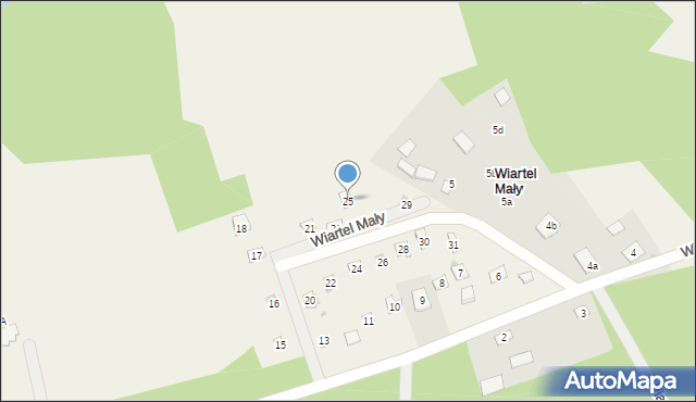 Wiartel Mały, Wiartel Mały, 25, mapa Wiartel Mały