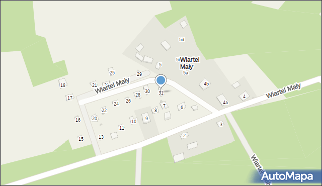 Wiartel Mały, Wiartel Mały, 31, mapa Wiartel Mały