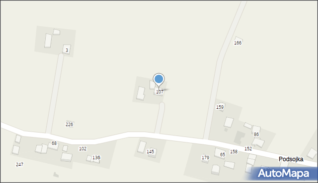 Wiatowice, Wiatowice, 107, mapa Wiatowice