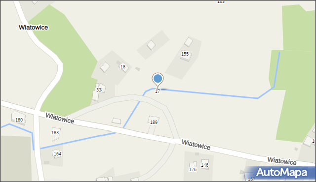 Wiatowice, Wiatowice, 17, mapa Wiatowice