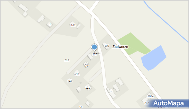 Wiatowice, Wiatowice, 207, mapa Wiatowice