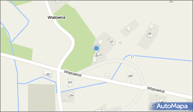 Wiatowice, Wiatowice, 33, mapa Wiatowice