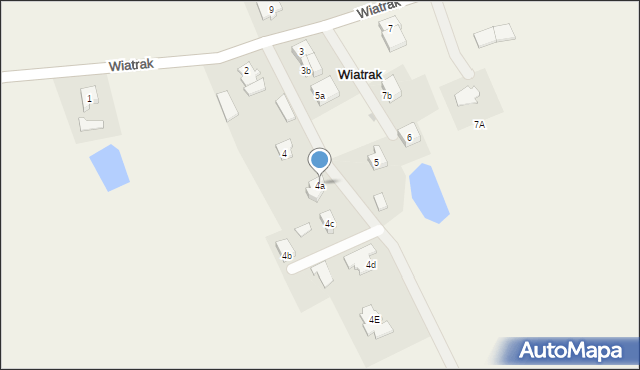 Wiatrak, Wiatrak, 4a, mapa Wiatrak