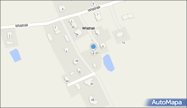 Wiatrak, Wiatrak, 5, mapa Wiatrak