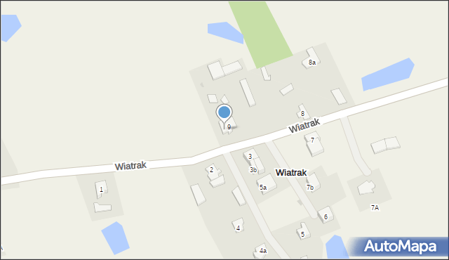 Wiatrak, Wiatrak, 9a, mapa Wiatrak