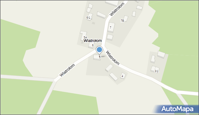 Wiatrołom, Wiatrołom, 5, mapa Wiatrołom