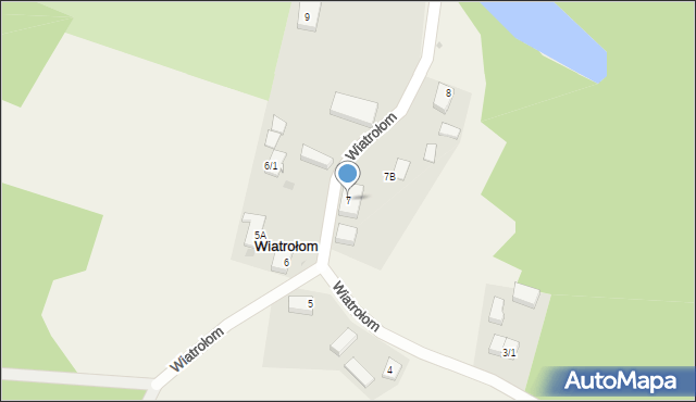 Wiatrołom, Wiatrołom, 7, mapa Wiatrołom