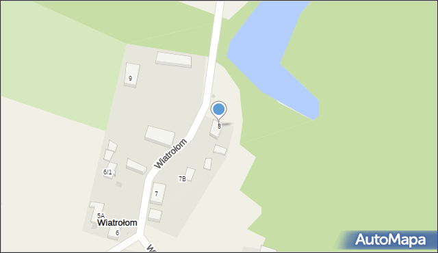 Wiatrołom, Wiatrołom, 8, mapa Wiatrołom