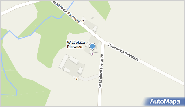 Wiatrołuża Pierwsza, Wiatrołuża Pierwsza, 4, mapa Wiatrołuża Pierwsza