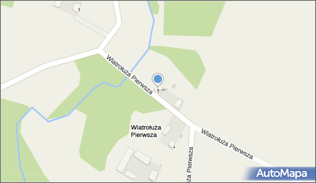 Wiatrołuża Pierwsza, Wiatrołuża Pierwsza, 5, mapa Wiatrołuża Pierwsza