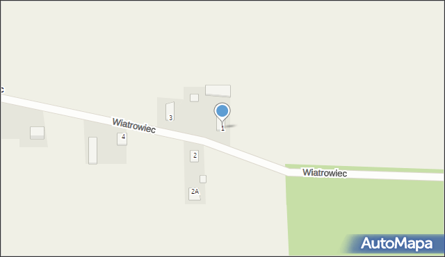 Wiatrowiec, Wiatrowiec, 1, mapa Wiatrowiec