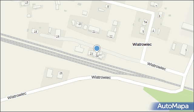 Wiatrowiec, Wiatrowiec, 24, mapa Wiatrowiec