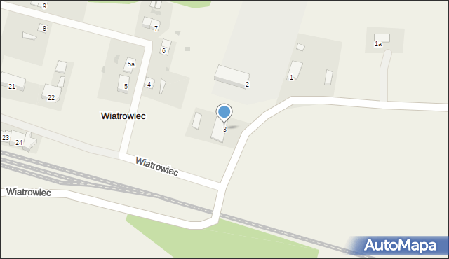 Wiatrowiec, Wiatrowiec, 3, mapa Wiatrowiec