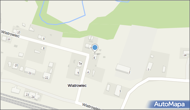 Wiatrowiec, Wiatrowiec, 6a, mapa Wiatrowiec