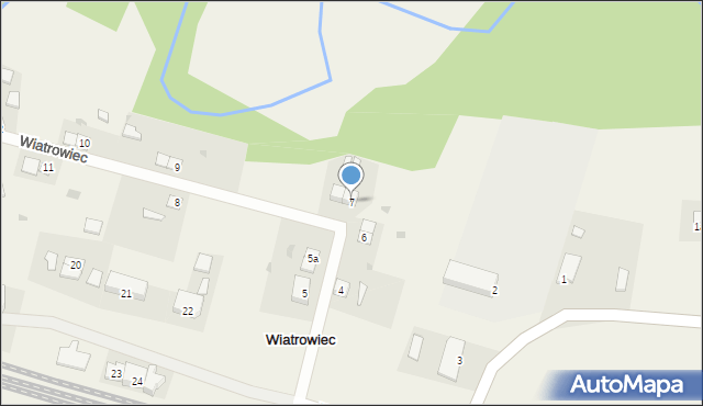 Wiatrowiec, Wiatrowiec, 7, mapa Wiatrowiec