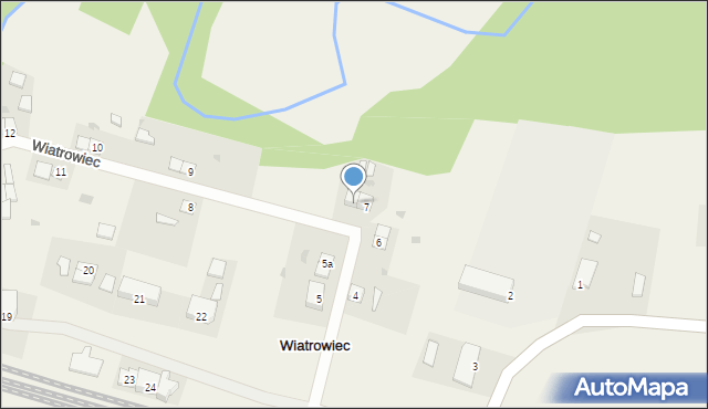 Wiatrowiec, Wiatrowiec, 7a, mapa Wiatrowiec