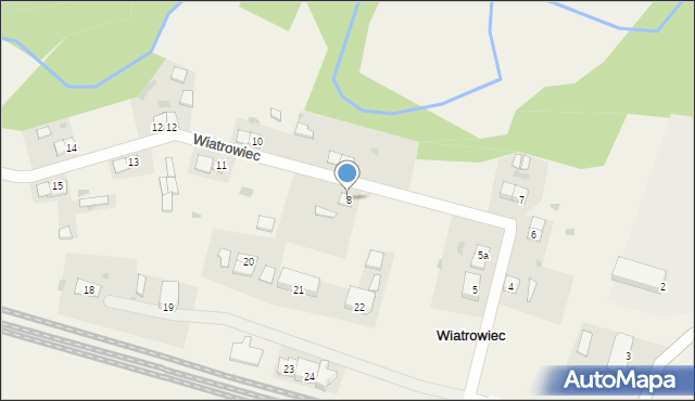 Wiatrowiec, Wiatrowiec, 8, mapa Wiatrowiec