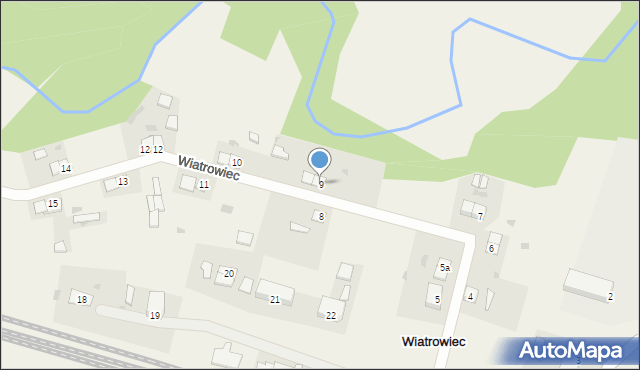 Wiatrowiec, Wiatrowiec, 9, mapa Wiatrowiec